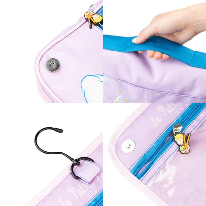Beauty Case da Viaggio (Il Piccolo Principe) Collection Borsa Bag Borsellino Donna da Viaggio da Appendere Impermeabile con Scomparti e Gancio | Organizer Trucchi Portatile, Regalo Donna (24 x 20 x 9 cm)