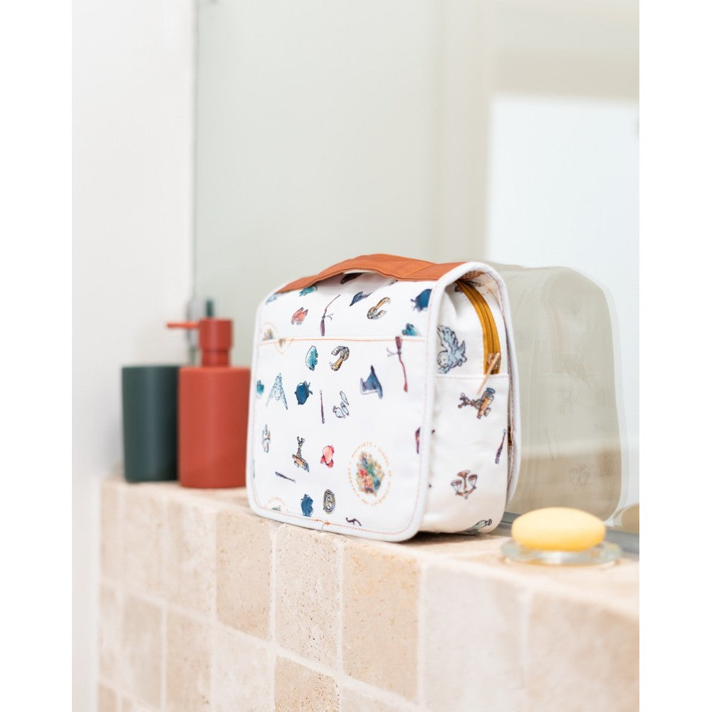 Beauty Case da Viaggio (Harry Potter) Collection Borsa Bag Borsellino Donna da Viaggio da Appendere Impermeabile con Scomparti e Gancio | Organizer Trucchi Portatile, Regalo Donna (24 x 20 x 9 cm)
