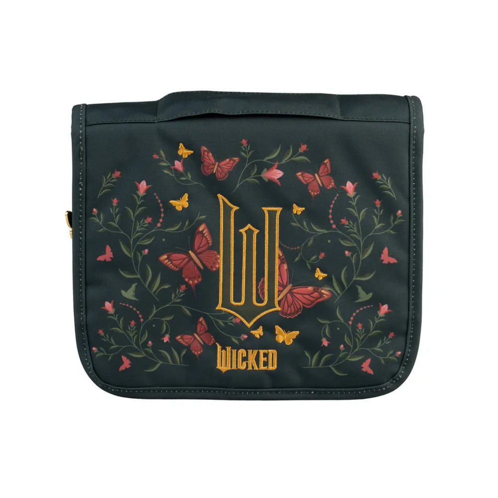 Beauty Case da Viaggio (Wicked) Collection Borsa Bag Borsellino Donna da Viaggio da Appendere Impermeabile con Scomparti e Gancio | Organizer Trousse Trucchi Portatile, Regalo Donna (24 x 20 x 9 cm)