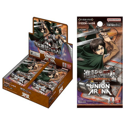 Bandai Attack on Titan: Union Arena Booster Pack Vol.1 (16 buste) Giapponese TCG Collezione
