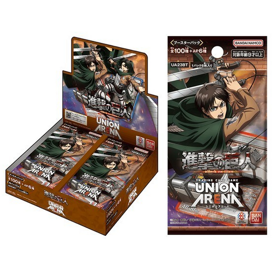 Bandai Attack on Titan: Union Arena Booster Pack Vol.1 (16 buste) Giapponese TCG Collezione