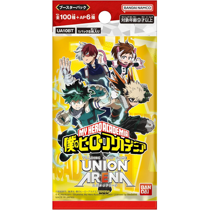 Bandai My Hero Academia: Union Arena Booster Pack (UA10BT) 16 Buste Giapponese TCG Collezione