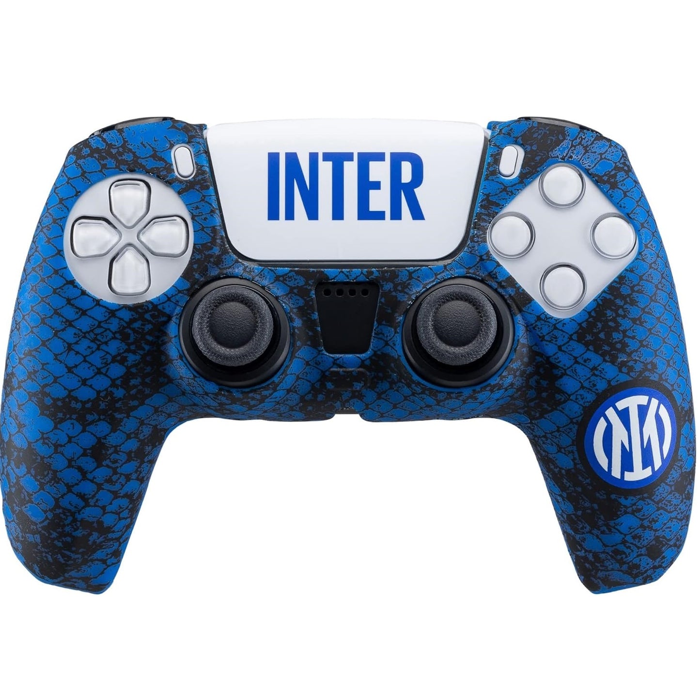 Cover Controller Dualsense Playstation 5 - Skin Inter 4.0 Guscio Silicone + Sticker PS5