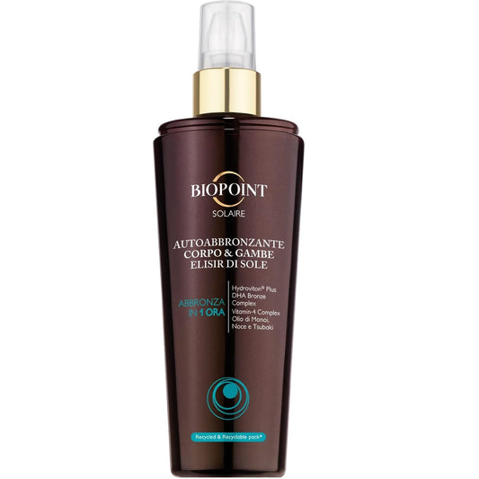 Biopoint Solaire - Autoabbronzante Corpo e Gambe Elisir di Sole (Abbronza In 1 Ora)