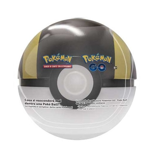 Pokemon Poké Ball Tin (Best Of 2021) Tgc Gcc Carte Ita (Sfera A24 Bianca/Nera)