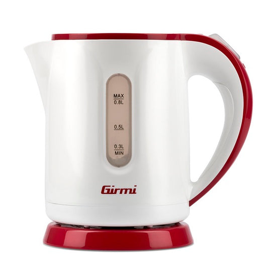 Girmi Bollitore Elettrico Cordless Bl10 0,8 Litri 1100W Bianco Acqua Latte 800Ml