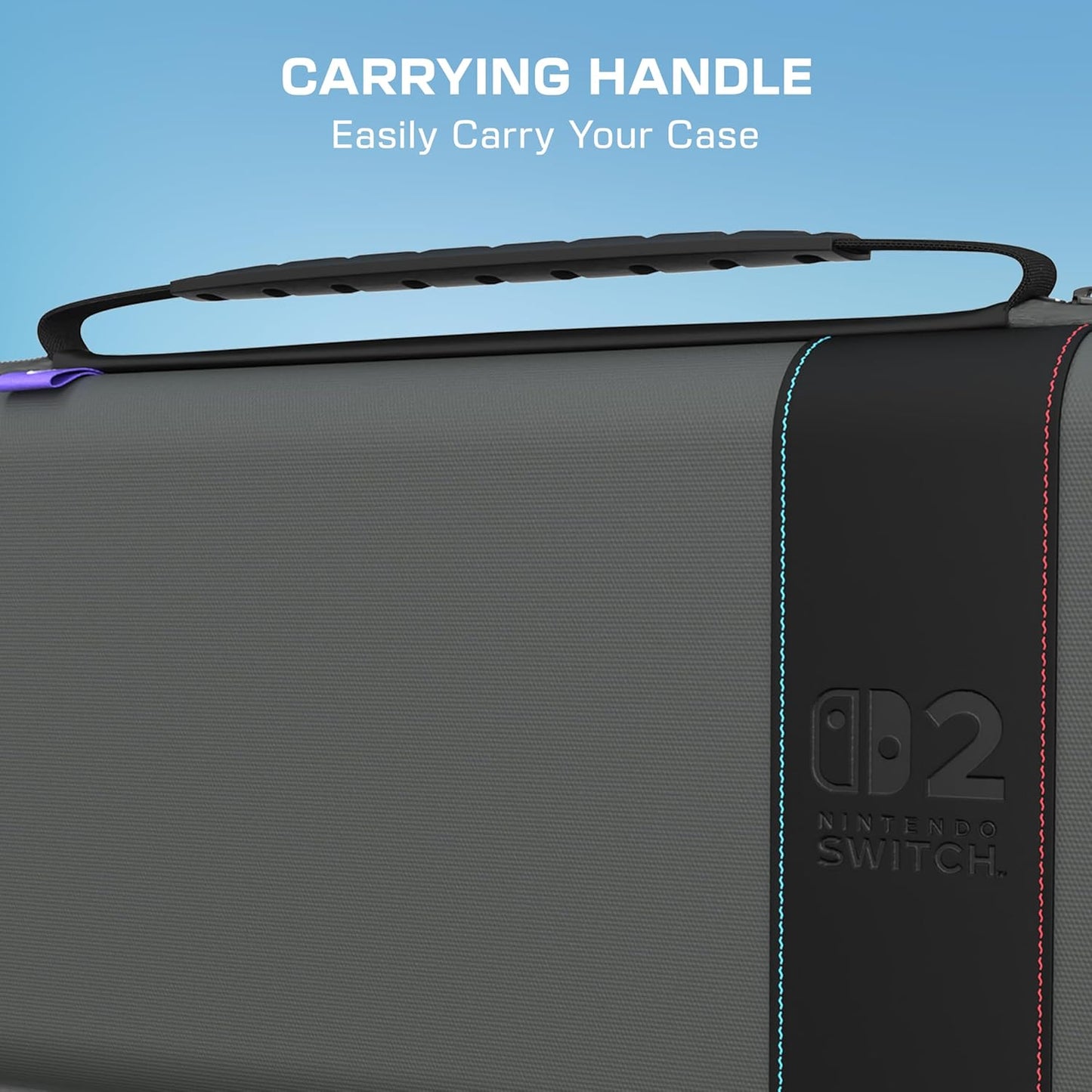 Turtle Beach - PlayTrek Travel Case - Custodia Ufficiale Protettiva da viaggio per Console Nintendo Switch 1 e 2 / OLED - Charcoal Black