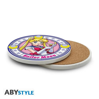 Abystyle - SAILOR MOON - Sottobicchiere Ceramic Coasters - Sailor Moon