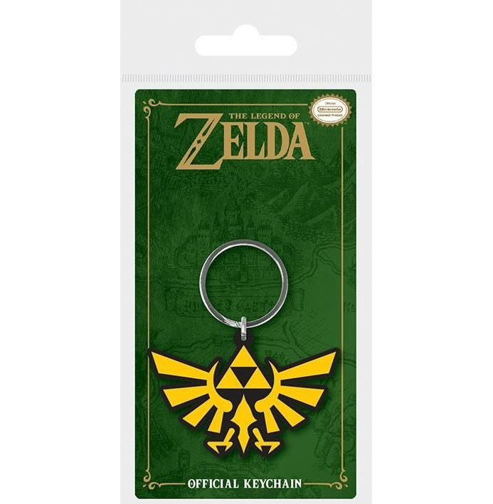 Pyramid Portachiavi The Legend Of Zelda: Triforce - Keychain In Gomma