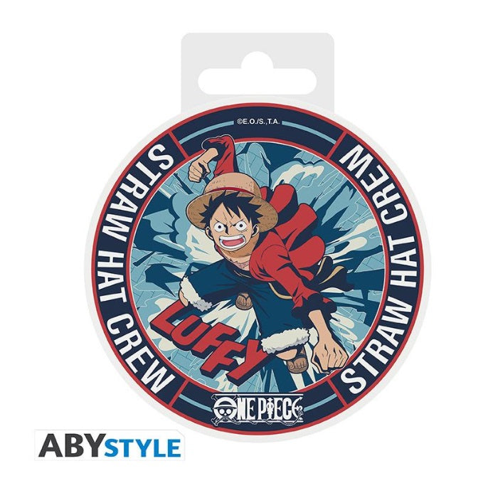Abystyle - ONE PIECE - Sottobicchiere Ceramic Coasters - Luffy - Straw Hat Crew