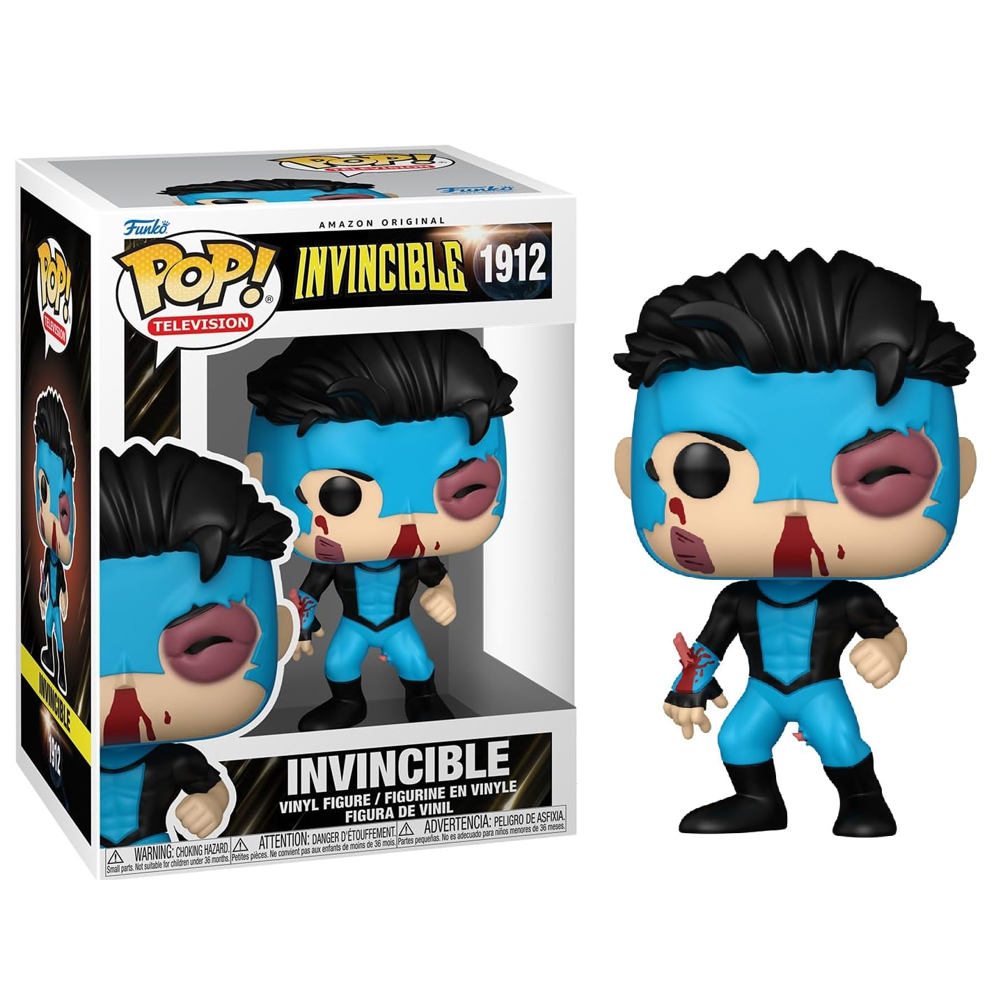 Funko Pop! Television: Invincible S3 - (1912) Invincible (Blood) Vinyl Figure 9cm
