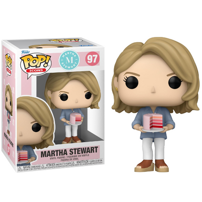 Funko Pop! Icons: Martha Stewart - (93) Martha Stewart with Cake Vinyl Figure 9cm