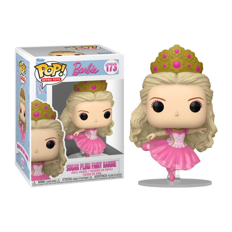 Funko Pop! Retro Toys: Barbie 25th - (173) Barbie Schiaccianoci - Sugar Plum Fairy Barbie (Arabesque) Vinyl Figure 9cm (Preorder)
