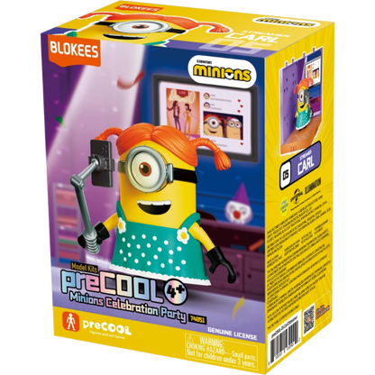 Blokees Minions - PreCool - Celebratate Party Series 02 - Plastic Model Kits (Carl the Streamer) - Action Figure 74851