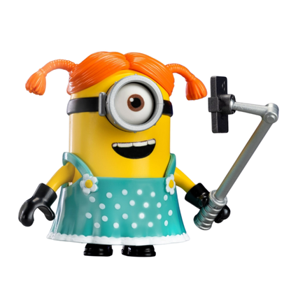 Blokees Minions - PreCool - Celebratate Party Series 02 - Plastic Model Kits (Carl the Streamer) - Action Figure 74851