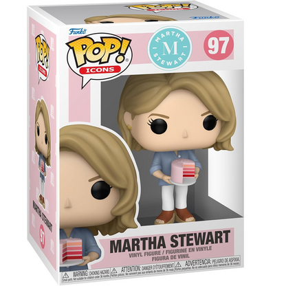 Funko Pop! Icons: Martha Stewart - (93) Martha Stewart with Cake Vinyl Figure 9cm