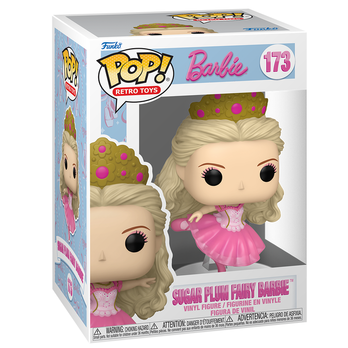 Funko Pop! Retro Toys: Barbie 25th - (173) Barbie Schiaccianoci - Sugar Plum Fairy Barbie (Arabesque) Vinyl Figure 9cm (Preorder)