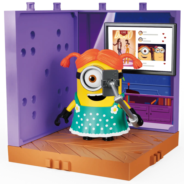 Blokees Minions - PreCool - Celebratate Party Series 02 - Plastic Model Kits (Carl the Streamer) - Action Figure 74851