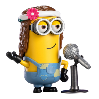 Blokees Minions - PreCool - Celebratate Party Series 02 - Plastic Model Kits (Kevin the Singer) - Action Figure 74853