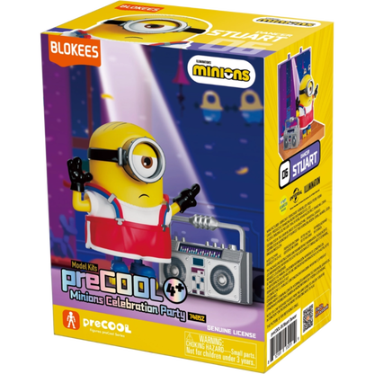 Blokees Minions - PreCool - Celebratate Party Series 02 - Plastic Model Kits (Stuart the Dancer) - Action Figure 74852