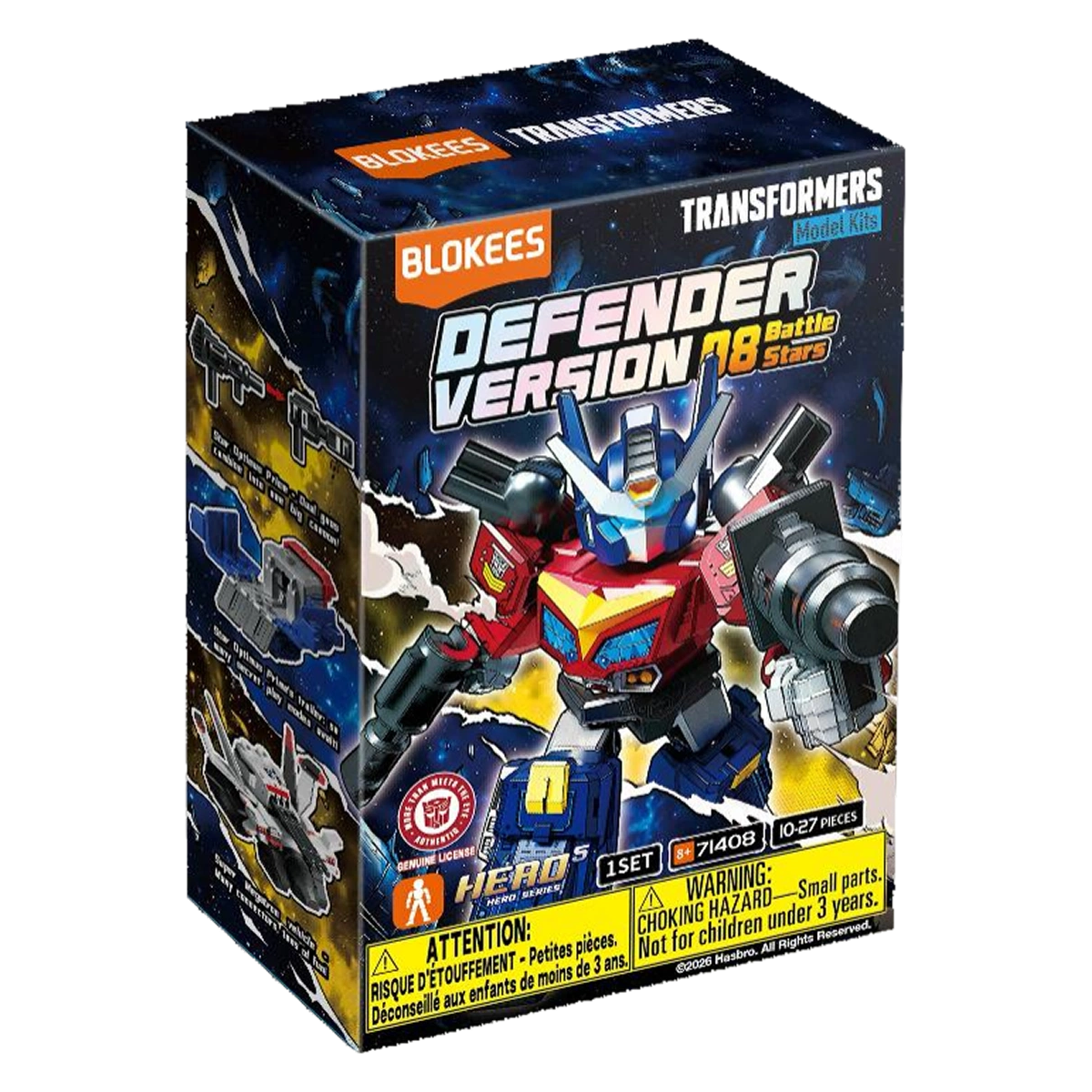 Blokees - Transformers Model Kit Defender V8 Battle Stars (Box Intero 12pz) - Action Figure 71408