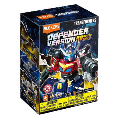 Blokees - Transformers Model Kit Defender V8 Battle Stars (Box Intero 12pz) - Action Figure 71408