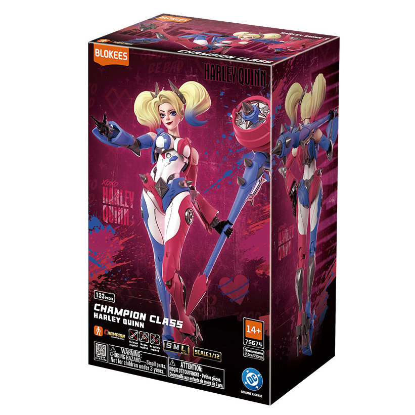 Blokees DC Suicide Squad - Champion Class 04 - Harley Quinn Action Figure Model Kit 75674