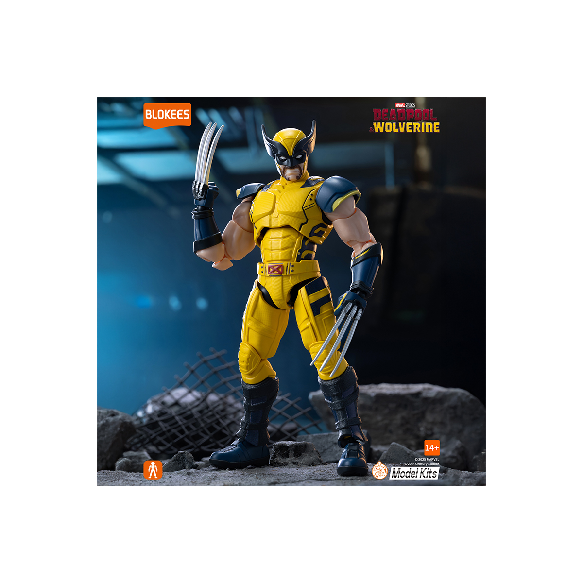 Blokees - Marvel Deadpool & Wolverine Model Kit - Champion Class 05 (Wolverine) Action Figure 81117