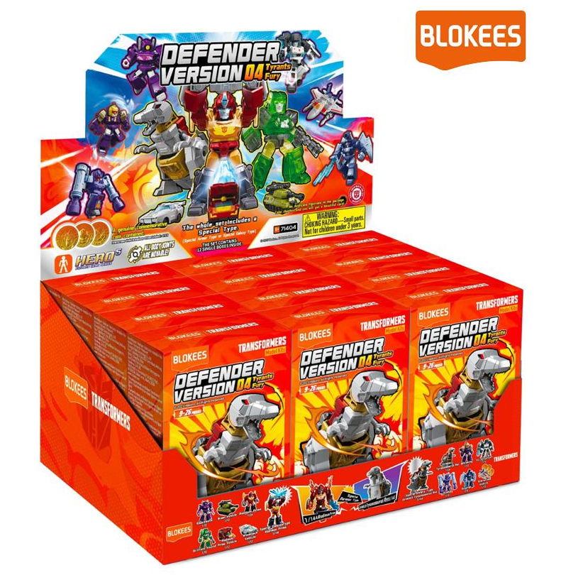 Blokees - Transformers - Model Kit -  Defender Version 04 - Tyrants Fury (1pz Random) - Action Figure 71404