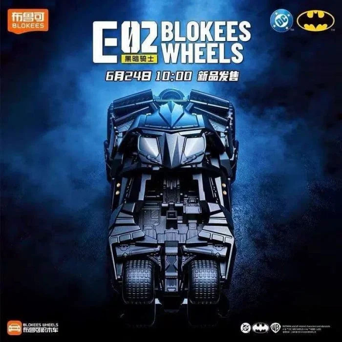 Blokees DC - Batman Wheels Dark Night E02 - Model Kit - (1pz Random) Action Figure 75681