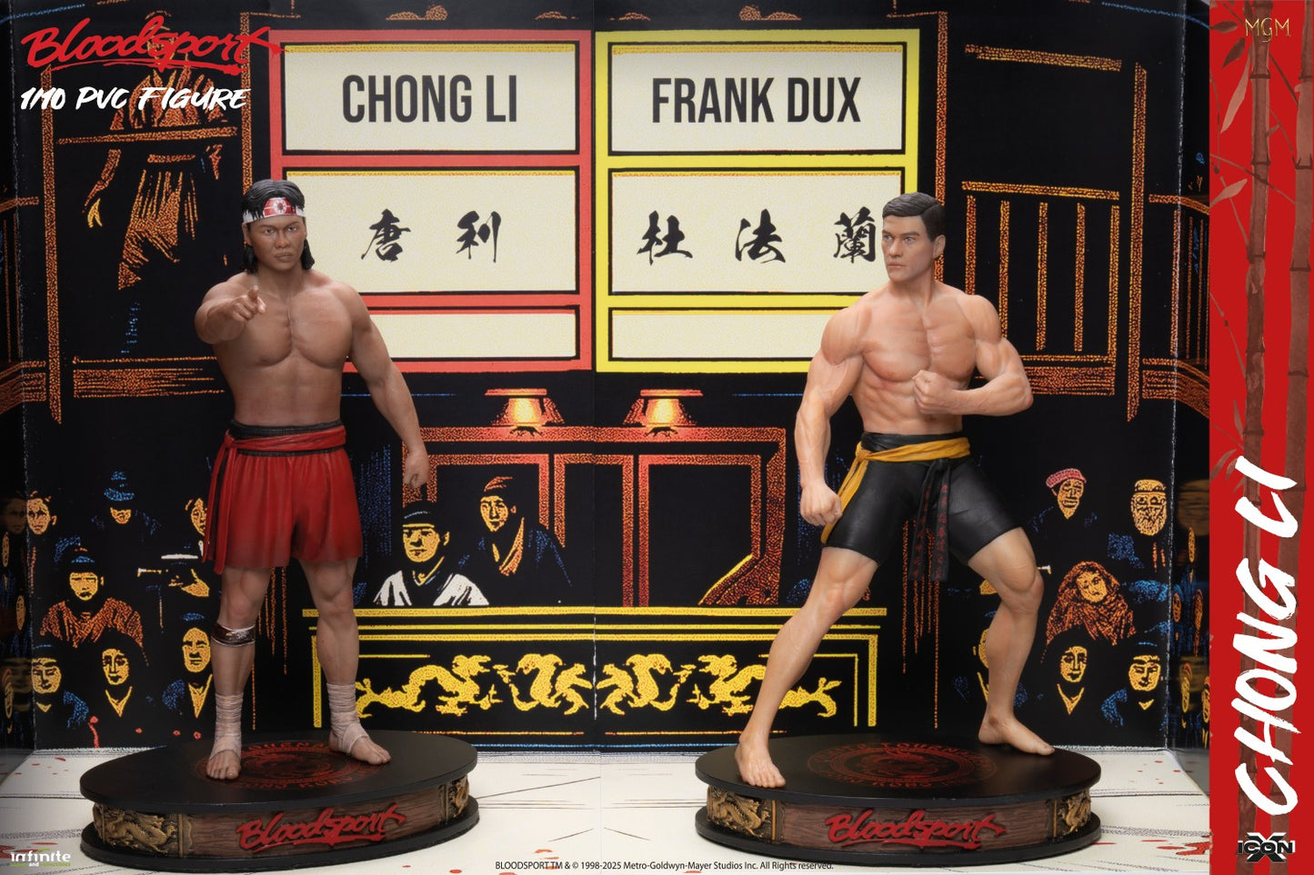 Infinite - Bloodsport (Frank Dux) Icon X Figure Pvc 20cm Film Van Damme (Preorder) Statuetta