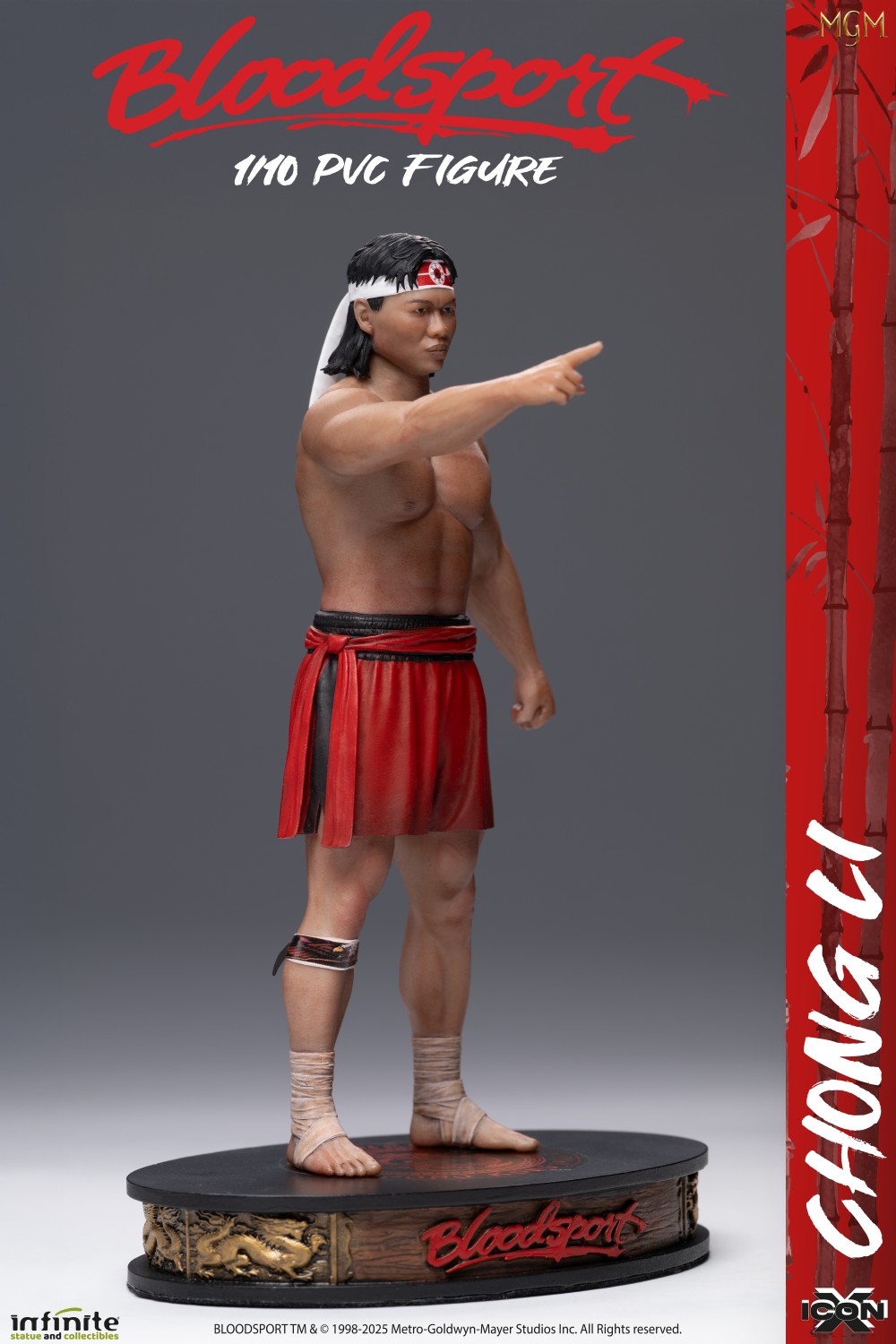 Infinite - Bloodsport (Chong Li) Icon X Figure Pvc 20cm film Van Damme (Preorder) Statuetta