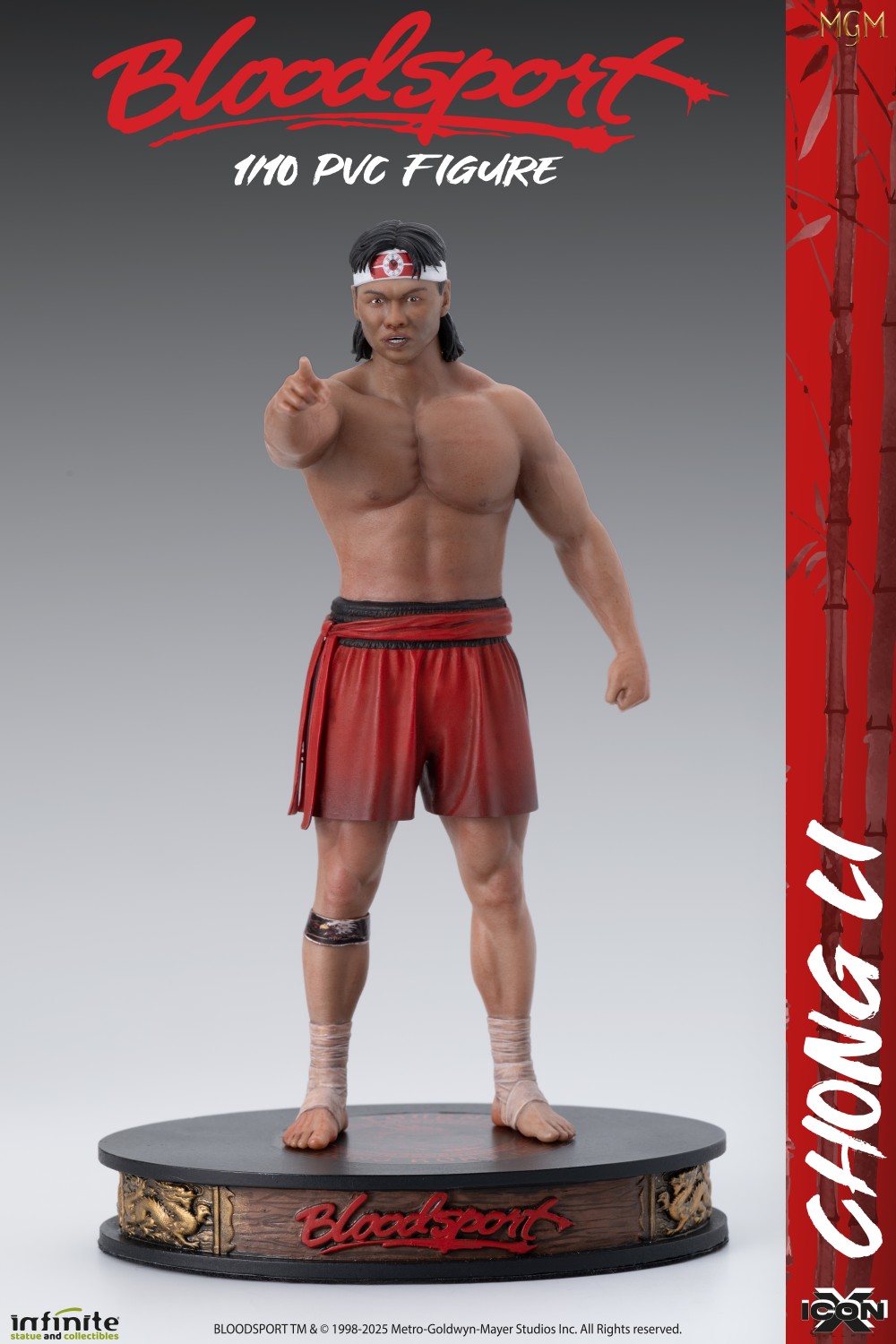 Infinite - Bloodsport (Chong Li) Icon X Figure Pvc 20cm film Van Damme (Preorder) Statuetta