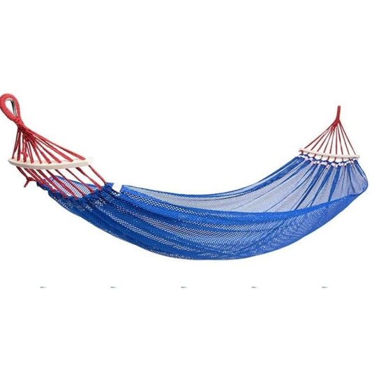 AMACA CLASSICA SINGOLA TESSUTO RETE SOSTEGNO LEGNO 185x135 GIARDINO CAMPEGGIO B