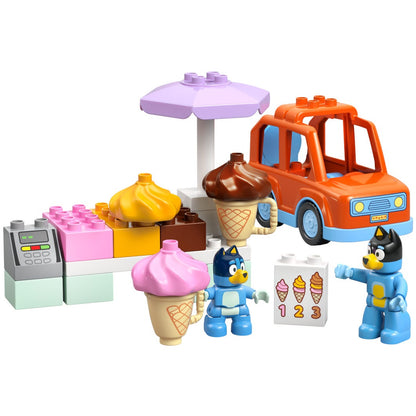 Lego - Duplo 10458 Bluey (Visita alla Gelateria di Bluey) Figure Costruzioni 22pz (2+)