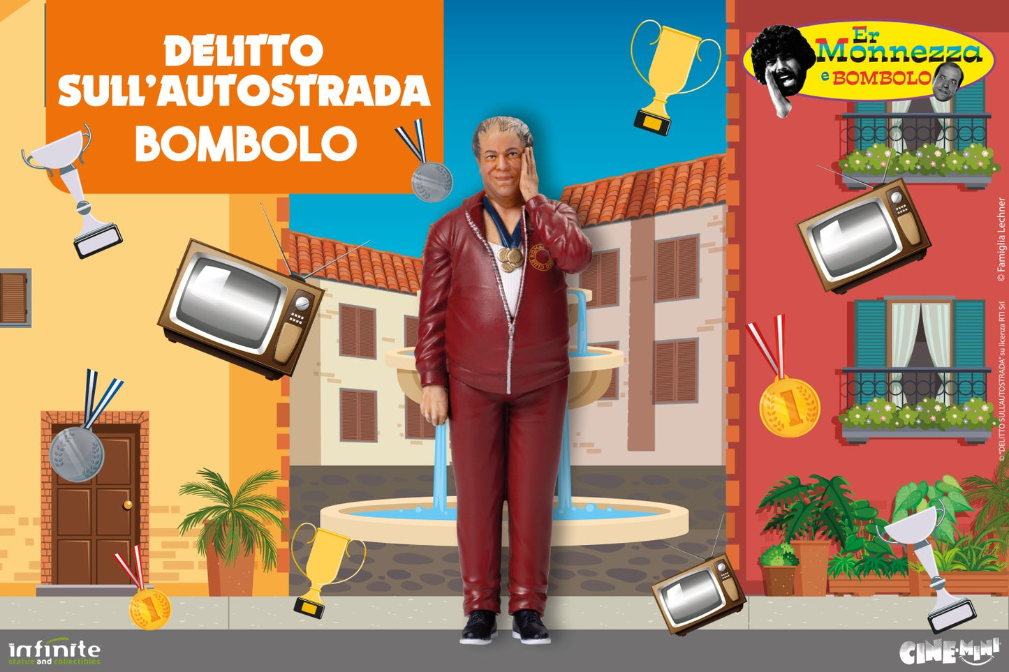 Infinite - Bombolo (Venticello delitto sull'autostrada) Figure Cine-Mini 10,5 cm