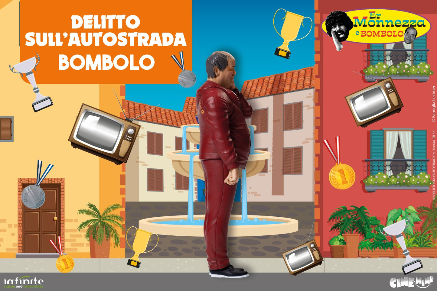 Infinite - Bombolo (Venticello delitto sull'autostrada) Figure Cine-Mini 10,5 cm