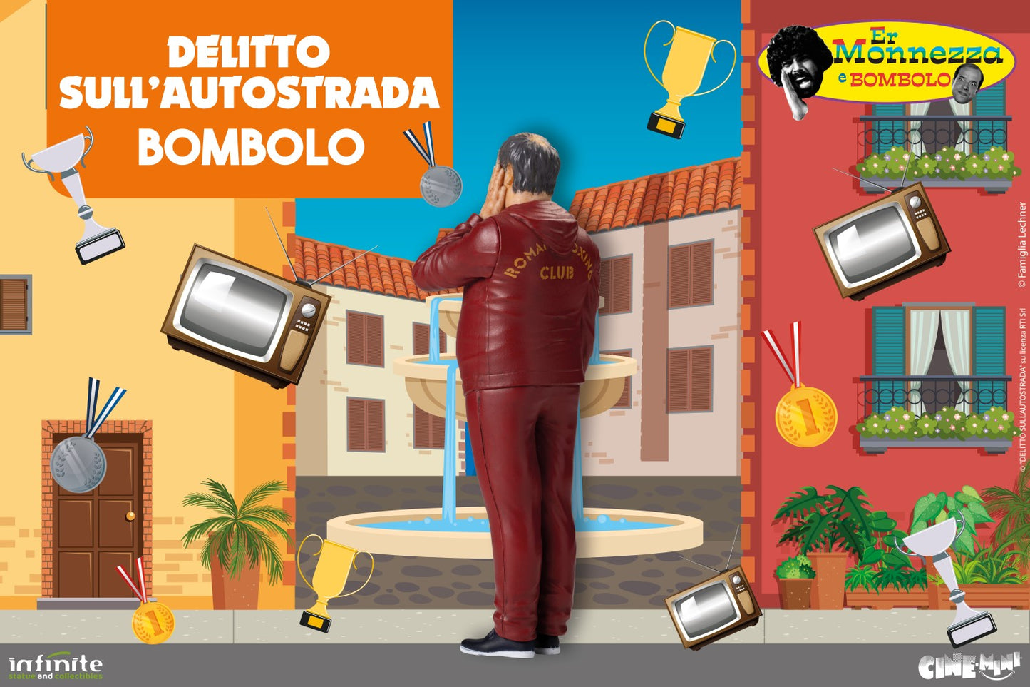 Infinite - Bombolo (Venticello delitto sull'autostrada) Figure Cine-Mini 10,5 cm