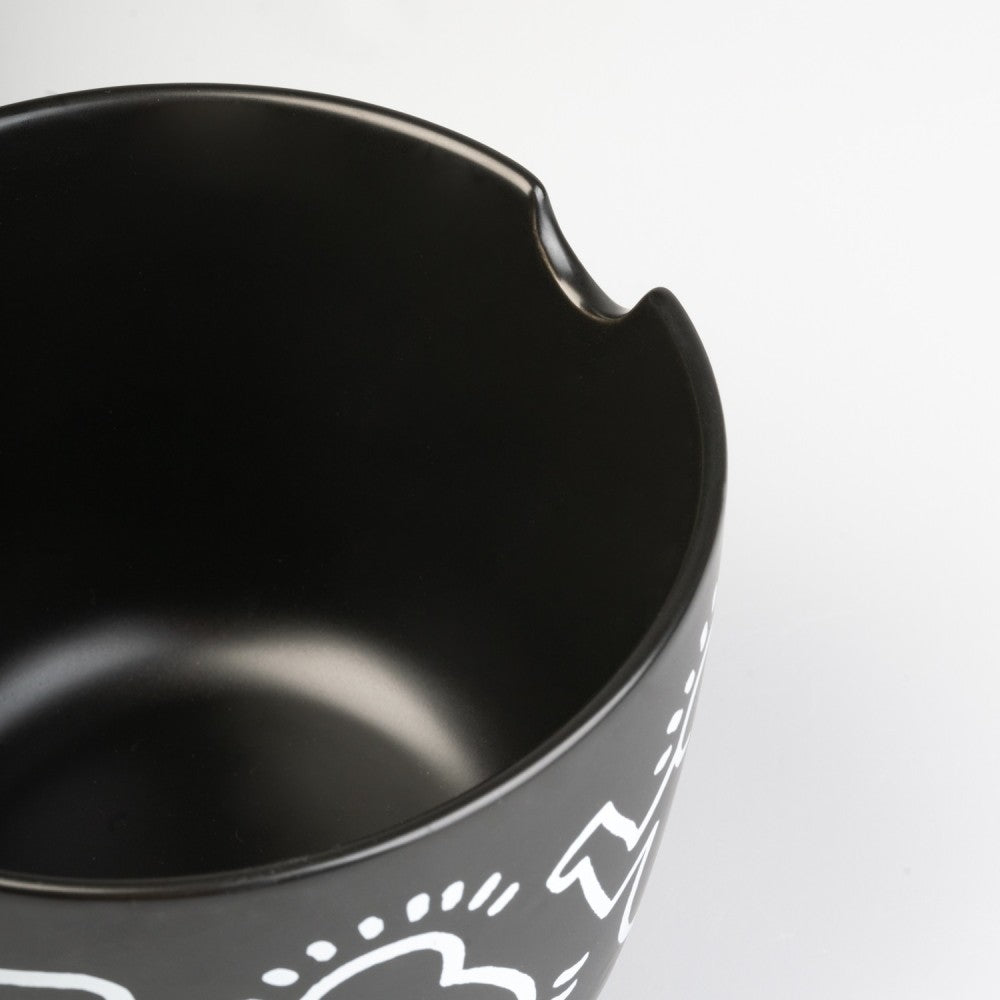 Ciotola Ramen Keith Haring - Ramen Bowl 1400 ml - Ciotola Cucina Giapponese con Bacchette