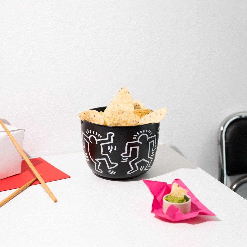 Ciotola Ramen Keith Haring - Ramen Bowl 1400 ml - Ciotola Cucina Giapponese con Bacchette