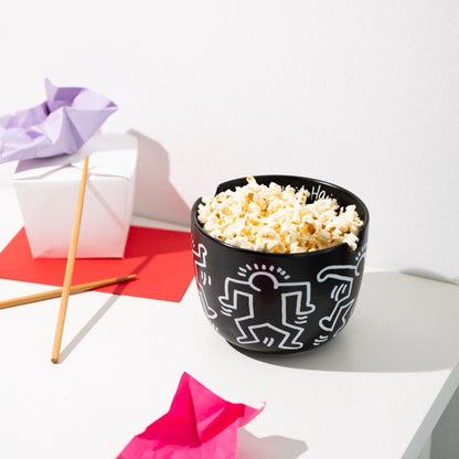 Ciotola Ramen Keith Haring - Ramen Bowl 1400 ml - Ciotola Cucina Giapponese con Bacchette