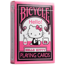 Bicycle - Hello Kitty (Black and Pink) Sanrio - Playing Cards - Mazzo di Carte da Collezione, Poker, Magia e Cardistry basato sul famoso Anime Manga Giapponese