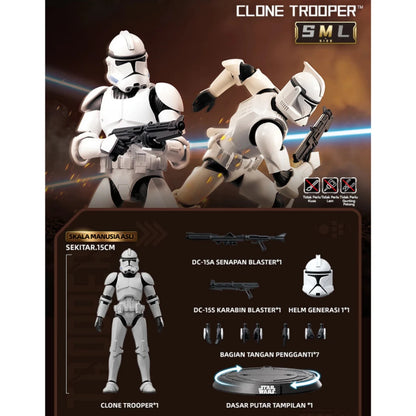 Blokees Star Wars - Champion Class 07 Clonetrooper AOC Model Kit - Action Figure 75807