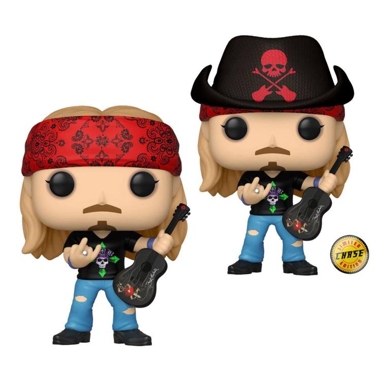 Funko Pop ! Rocks : Brett Michaels (207)Chase With Guitar  Vinyl Figure
