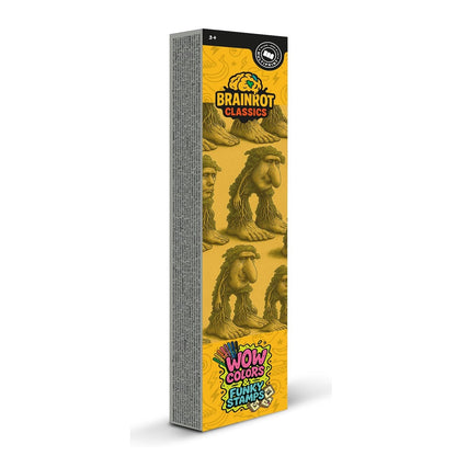BRAINROT Classics - Colors & Funky Stamps Pennerelli Stampi (brr brr Patapim) 3+ Giotto Fila Made in Italy Set Regalo Bambini Natale Pasqua