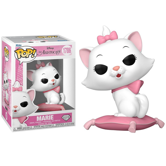 Funko Pop ! Disney The Aristocats - (1786) Marie Figure (Gli Aristogatti) Special Diamond 9cm