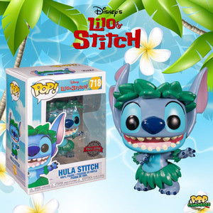Funko Pop ! Disney Lilo & Stitch - (718) Hula Stitch Figure Dancing Special 9Cm