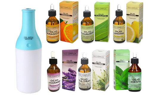 Kit 6 Oli Essenziali - Face Complex Per Corpo Viso O Diffusore Profumi Ambiente