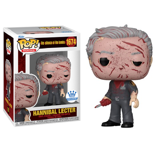 Funko Pop ! Horror Silence Of The Lambs - (1674) Hannibal Lecter Bloody Exm 9Cm