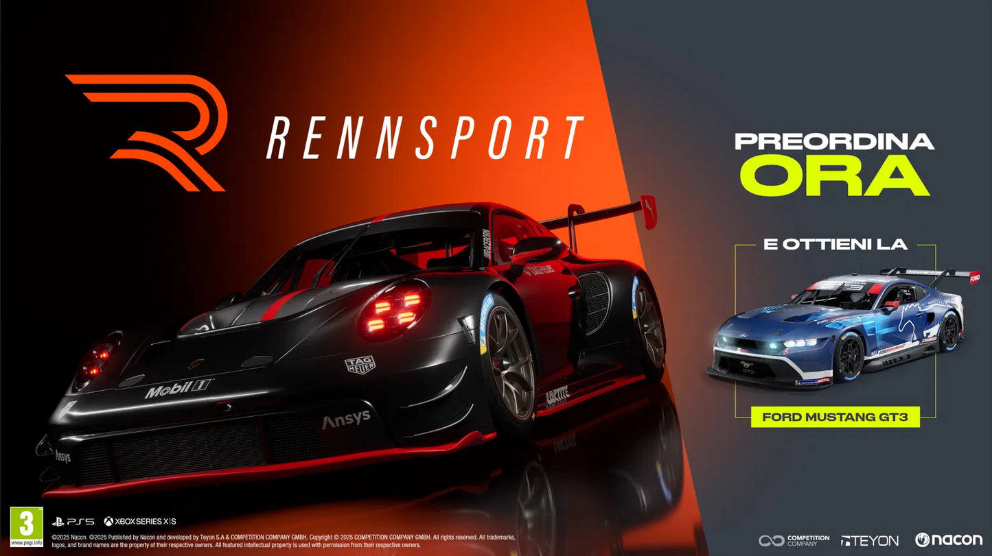 Rennsport Ps5 Gioco Corse Italiano Playstation 5 Simulatore Corsa Auto Nuovo